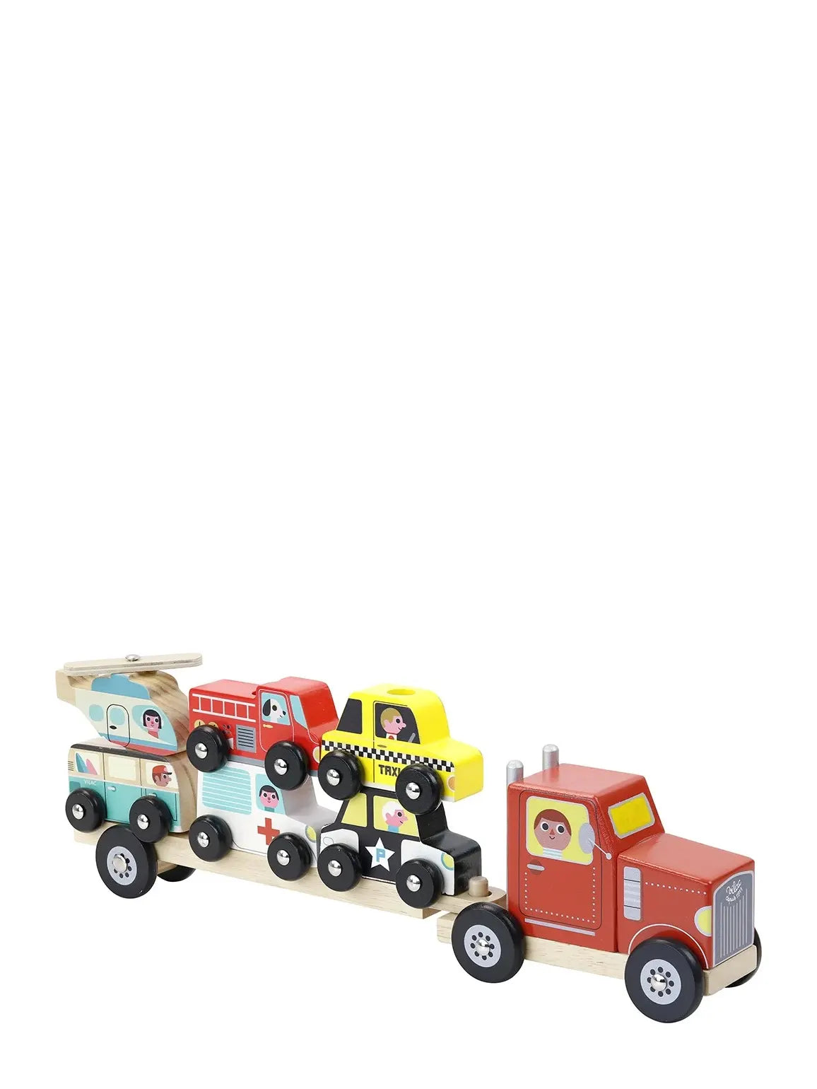 Truck and trailer stacking game