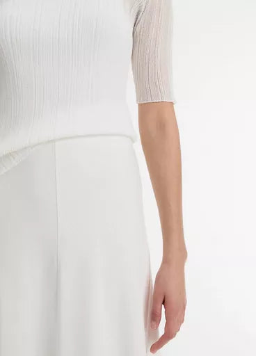 Bias Full Skirt, White