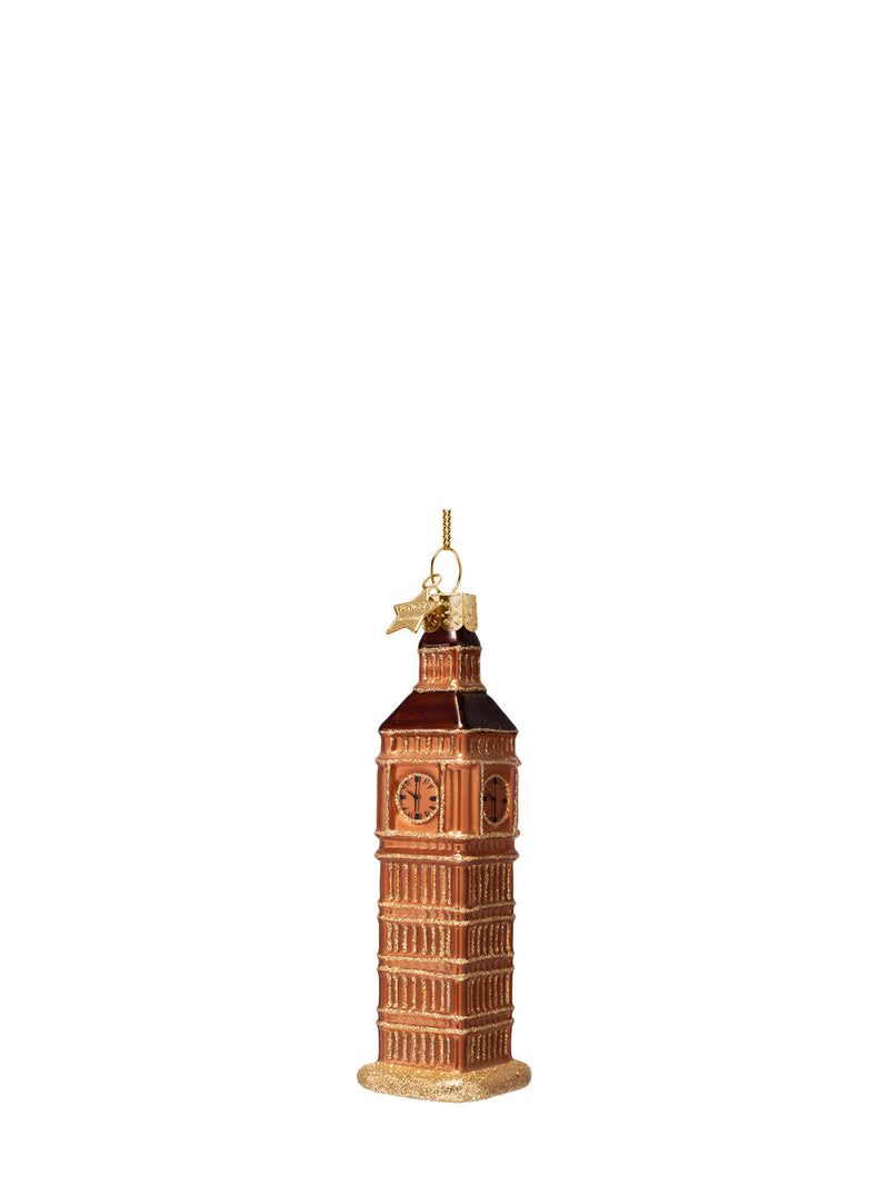Big Ben glass ornament