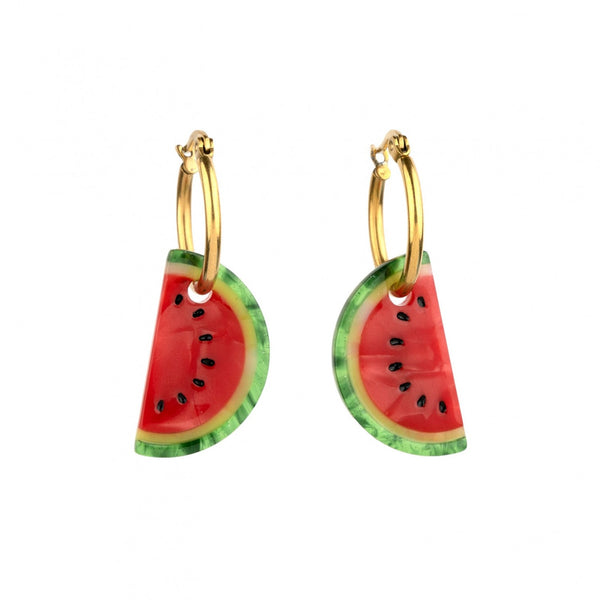 Watermelon earrings