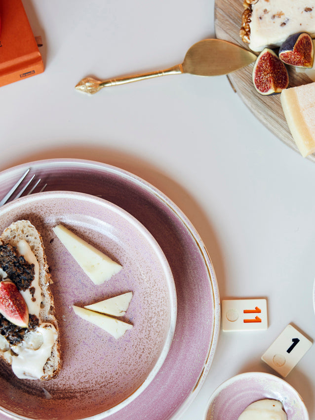 Dinner plate, rustic pink (26 cm)