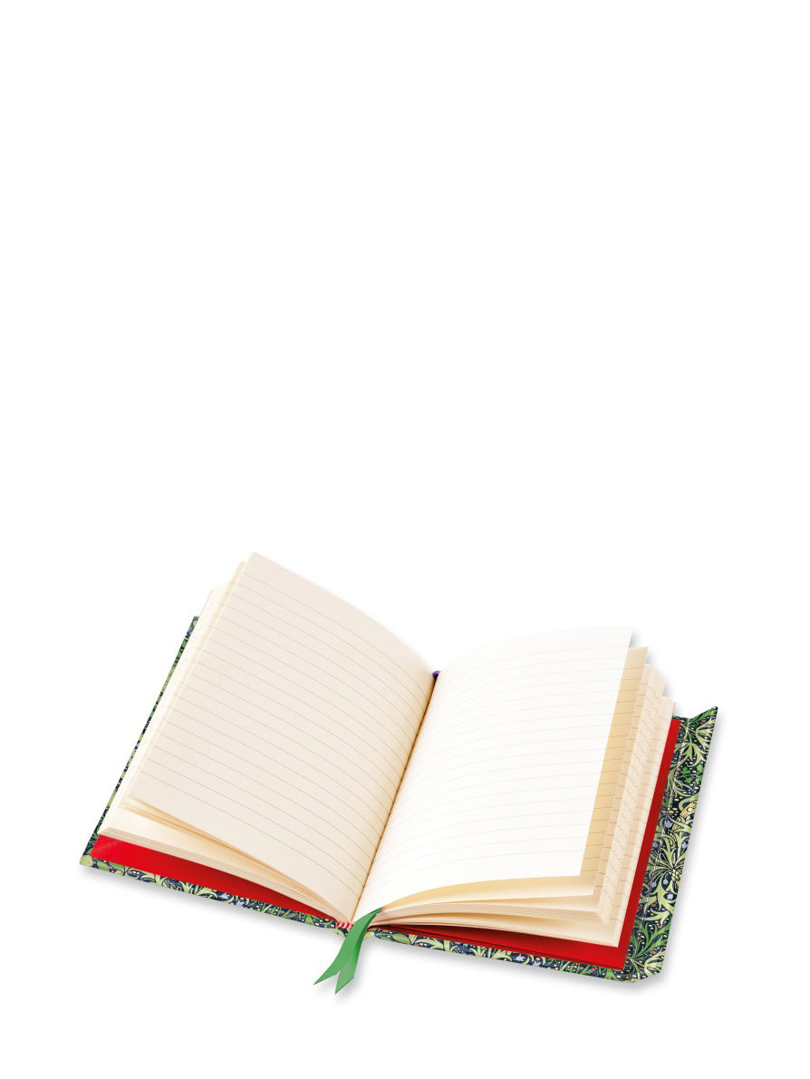 Foiled journal Seaweed by William Morris, lined (A5)