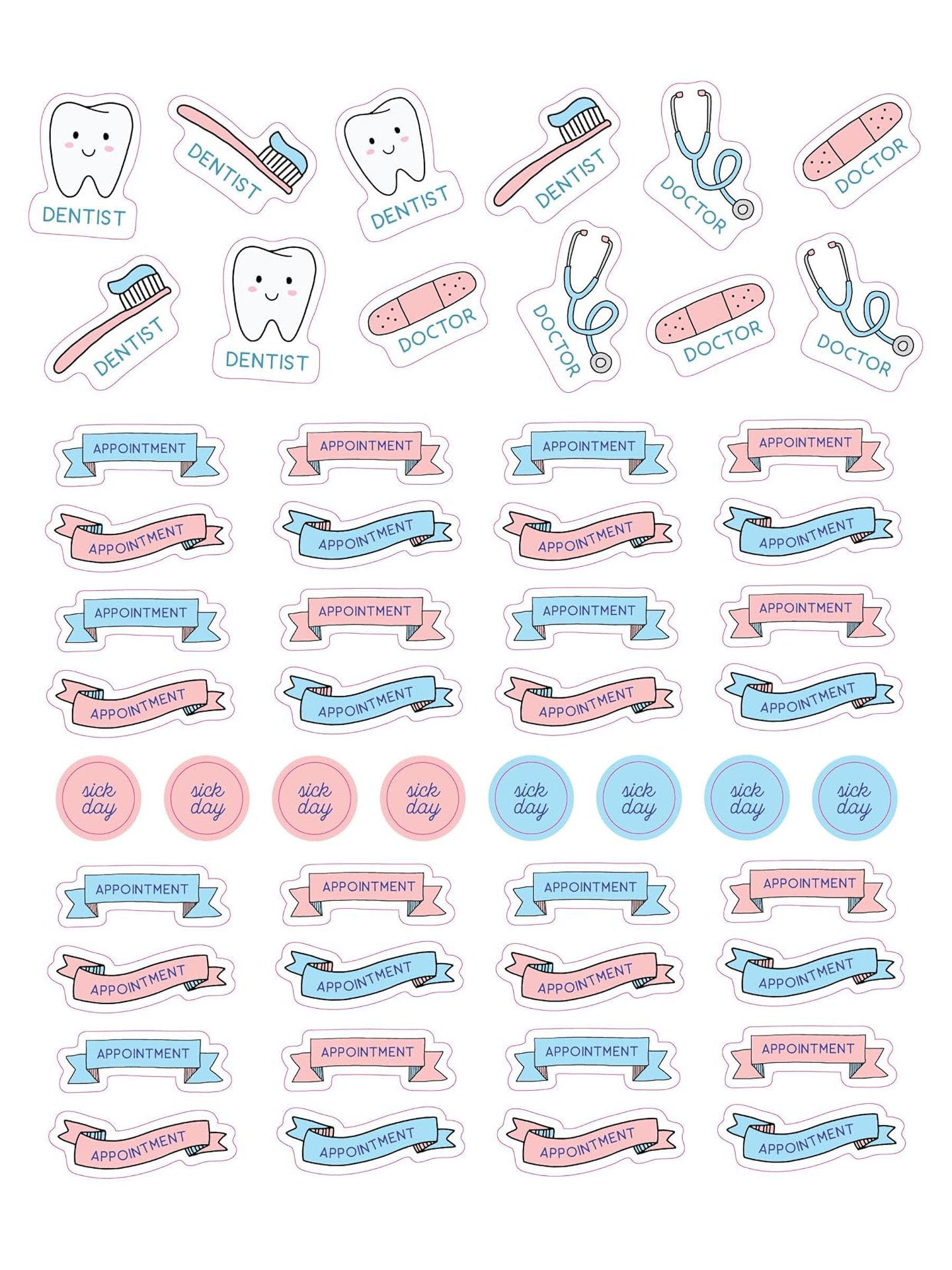 So. Many. Planner Stickers.