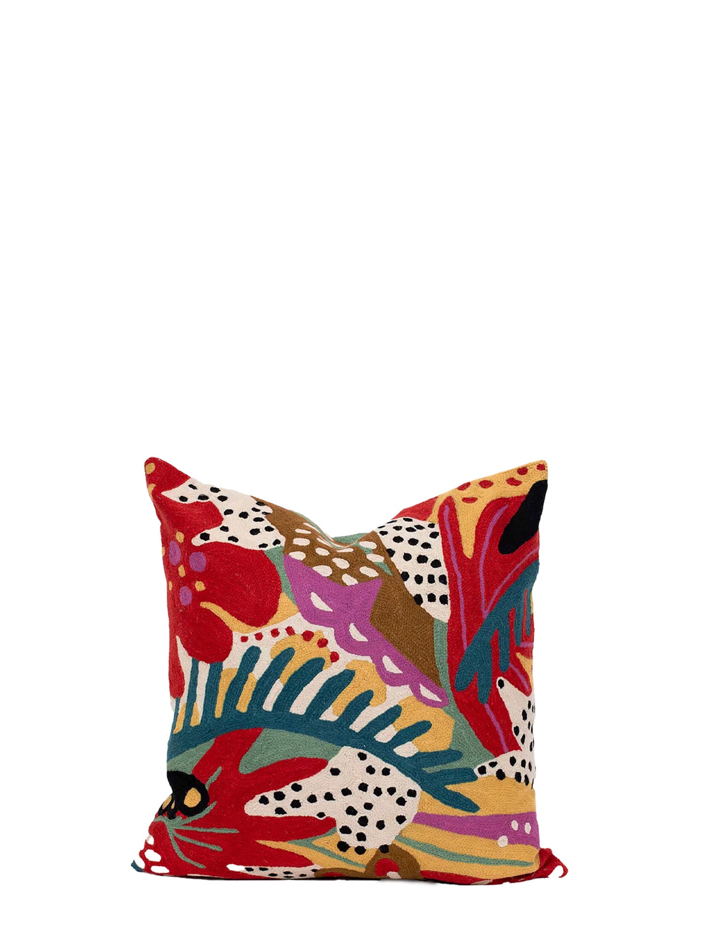 Kashmir dots cushion cover (50x50cm), multicolour