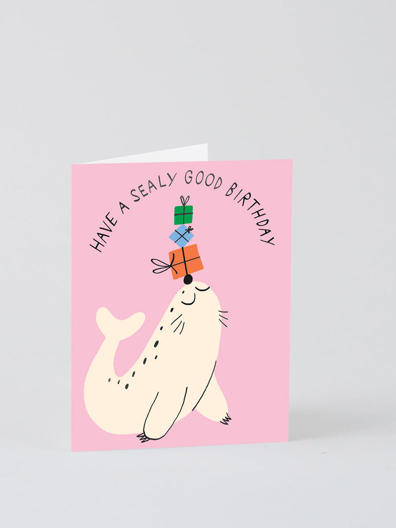 Have a sealy good birthday, birthday card