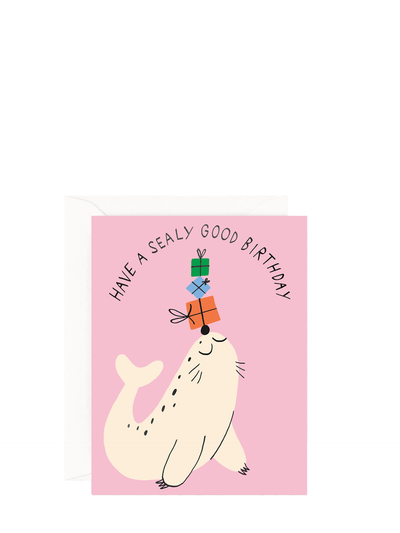 Have a sealy good birthday, birthday card