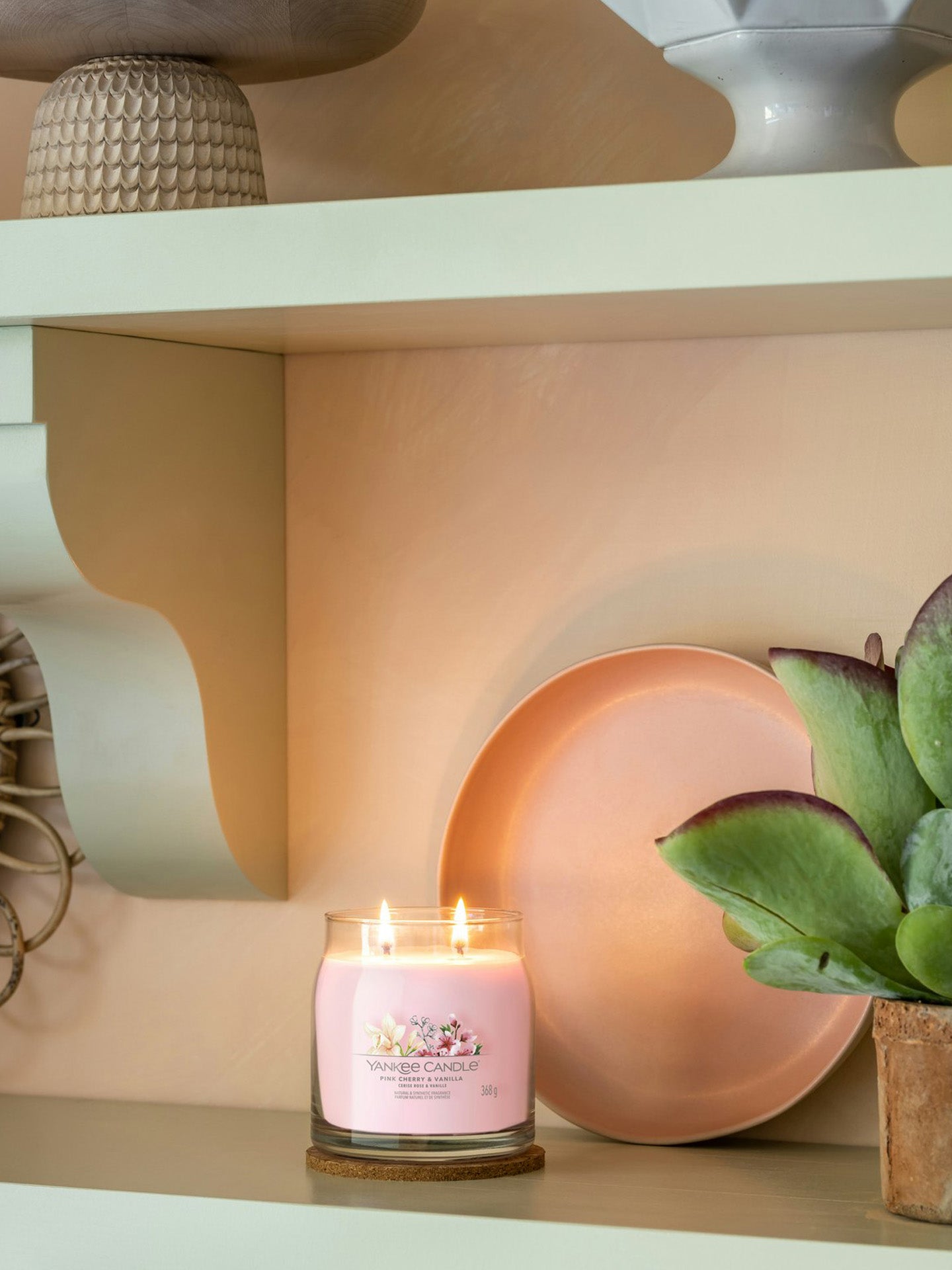 Desert blooms signature jar, medium