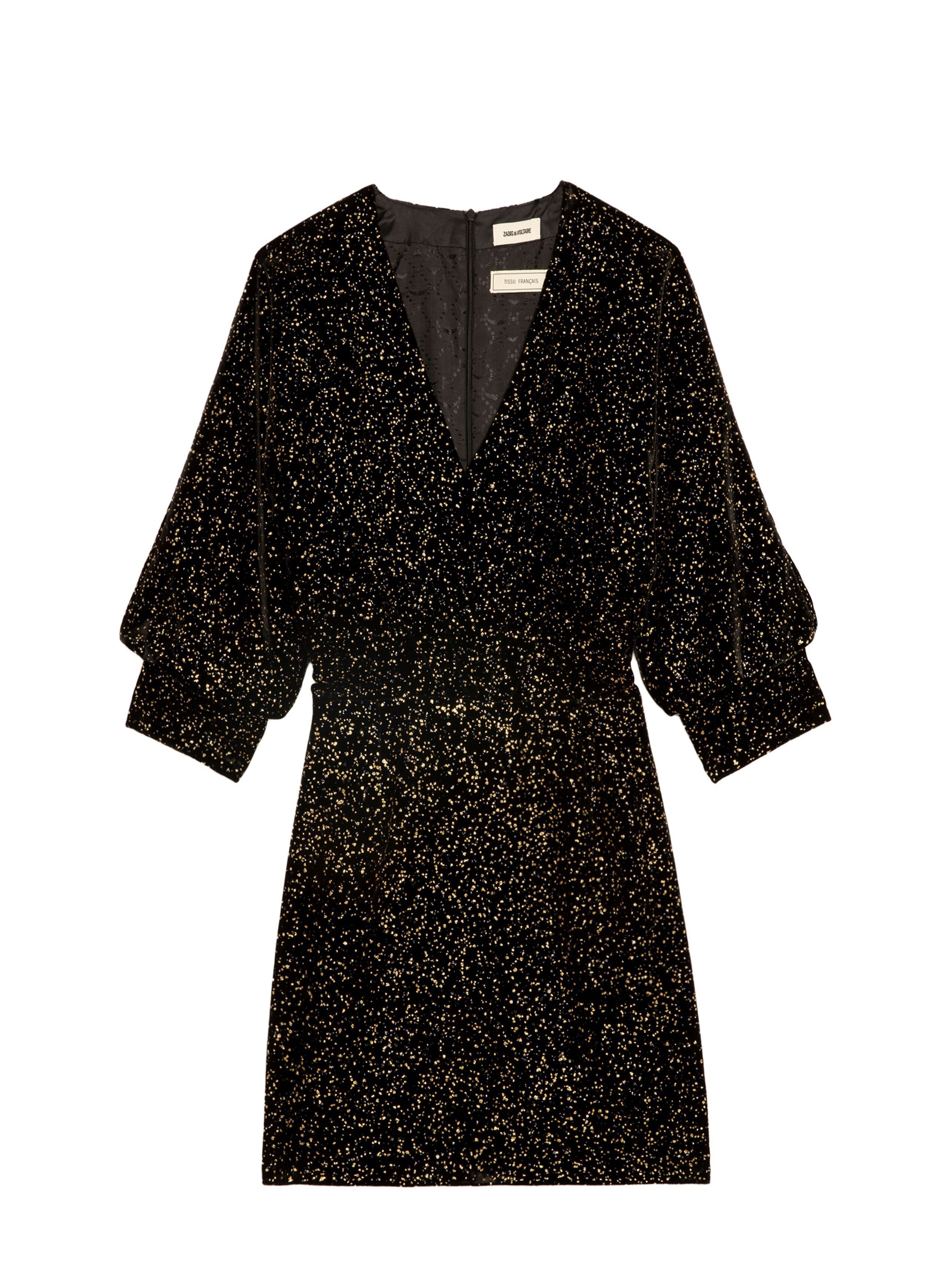 ZADIG VOLTAIRE: Rosli glitter dots dress, black – My o My