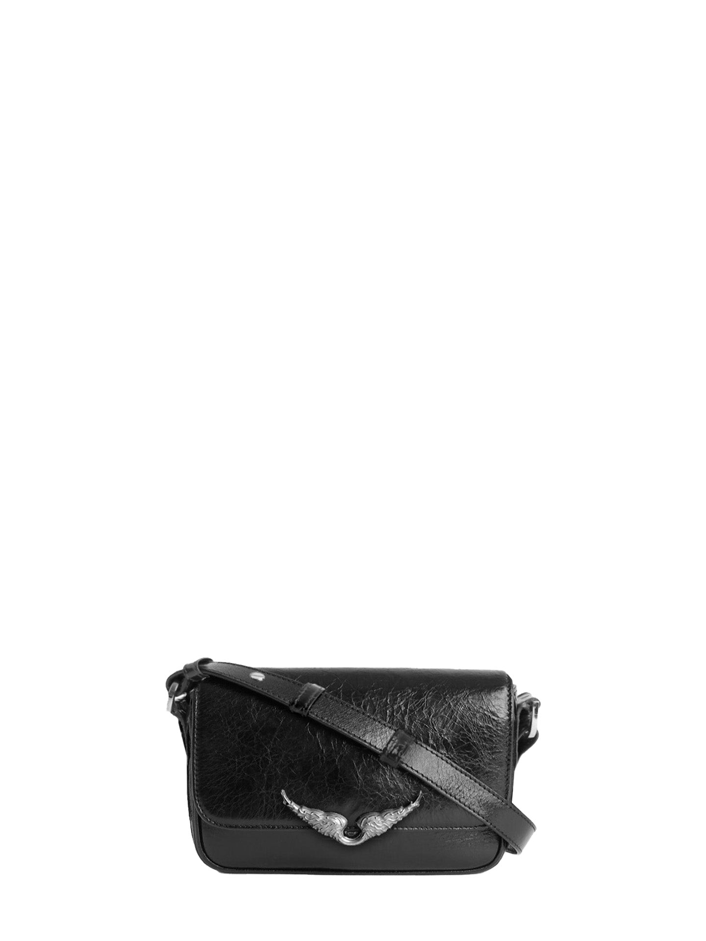 LE ZAZI VINTAGE PATENT BAG, Black