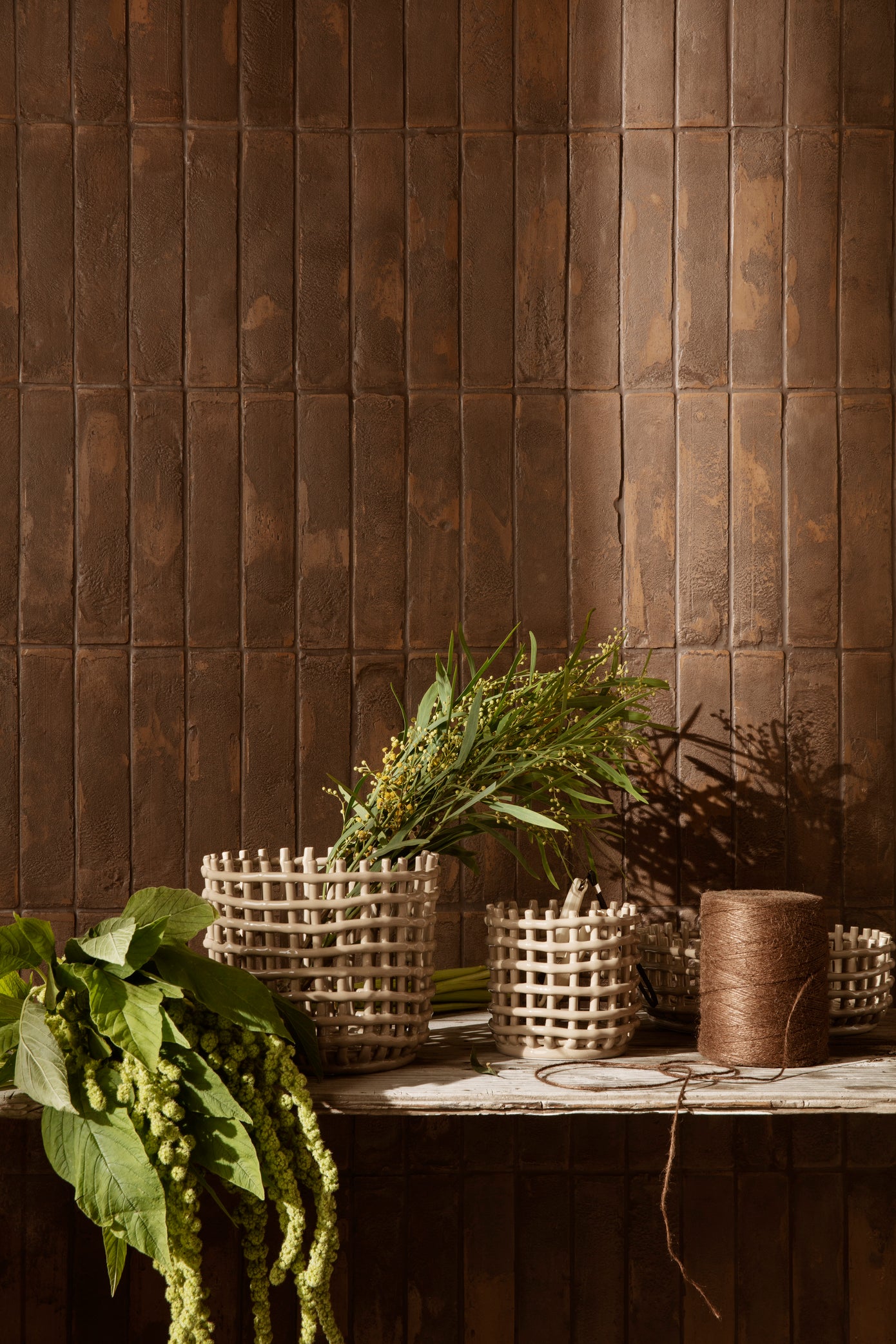 Ceramic Basket, Large (2 Colours)
