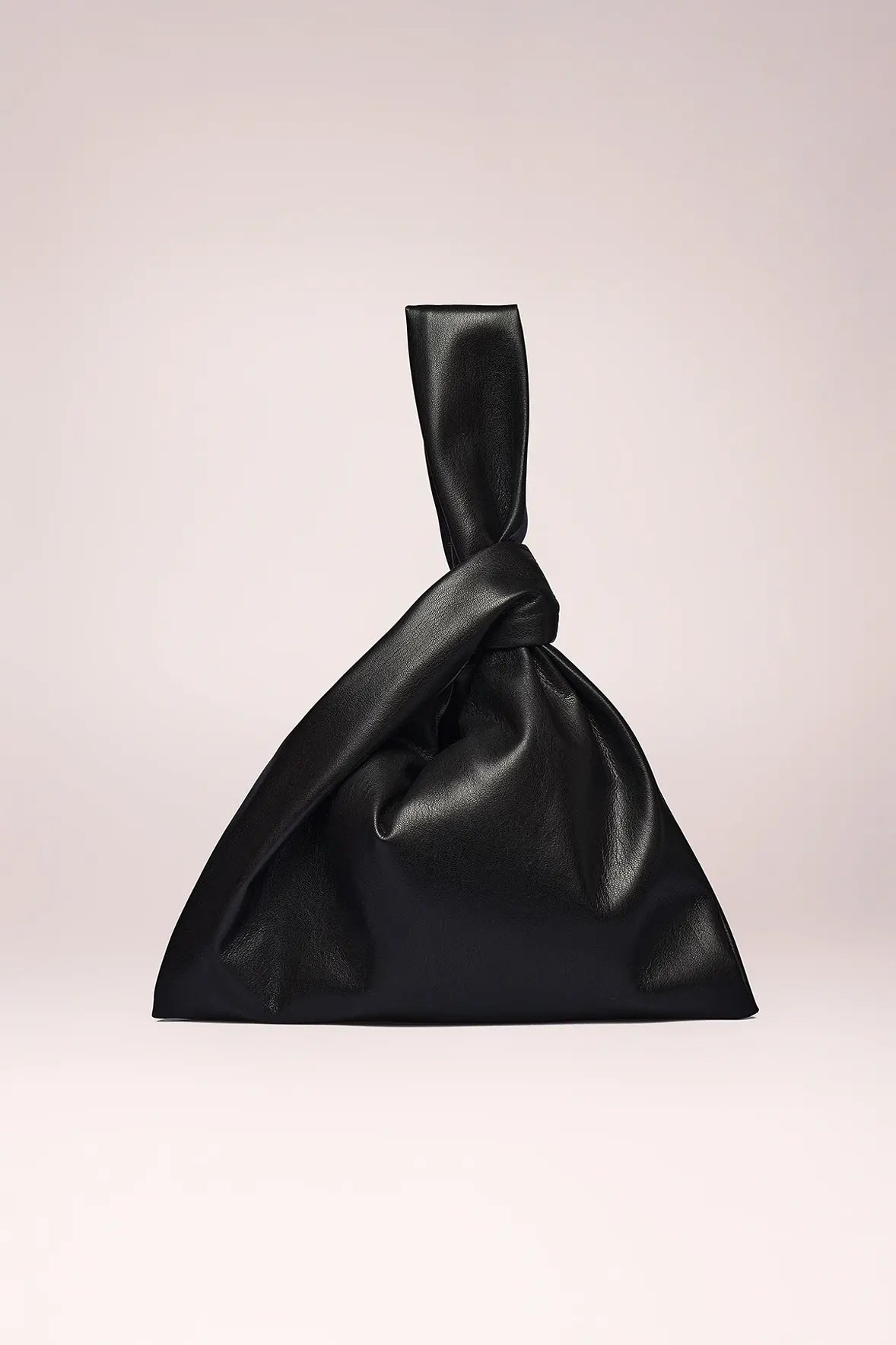 Jen gathered tote bag, black