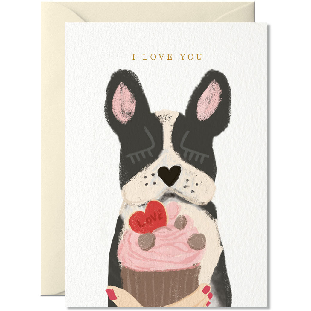 I love you dog card