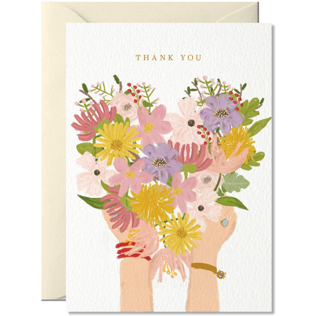 Thank You Flowers, greeting card