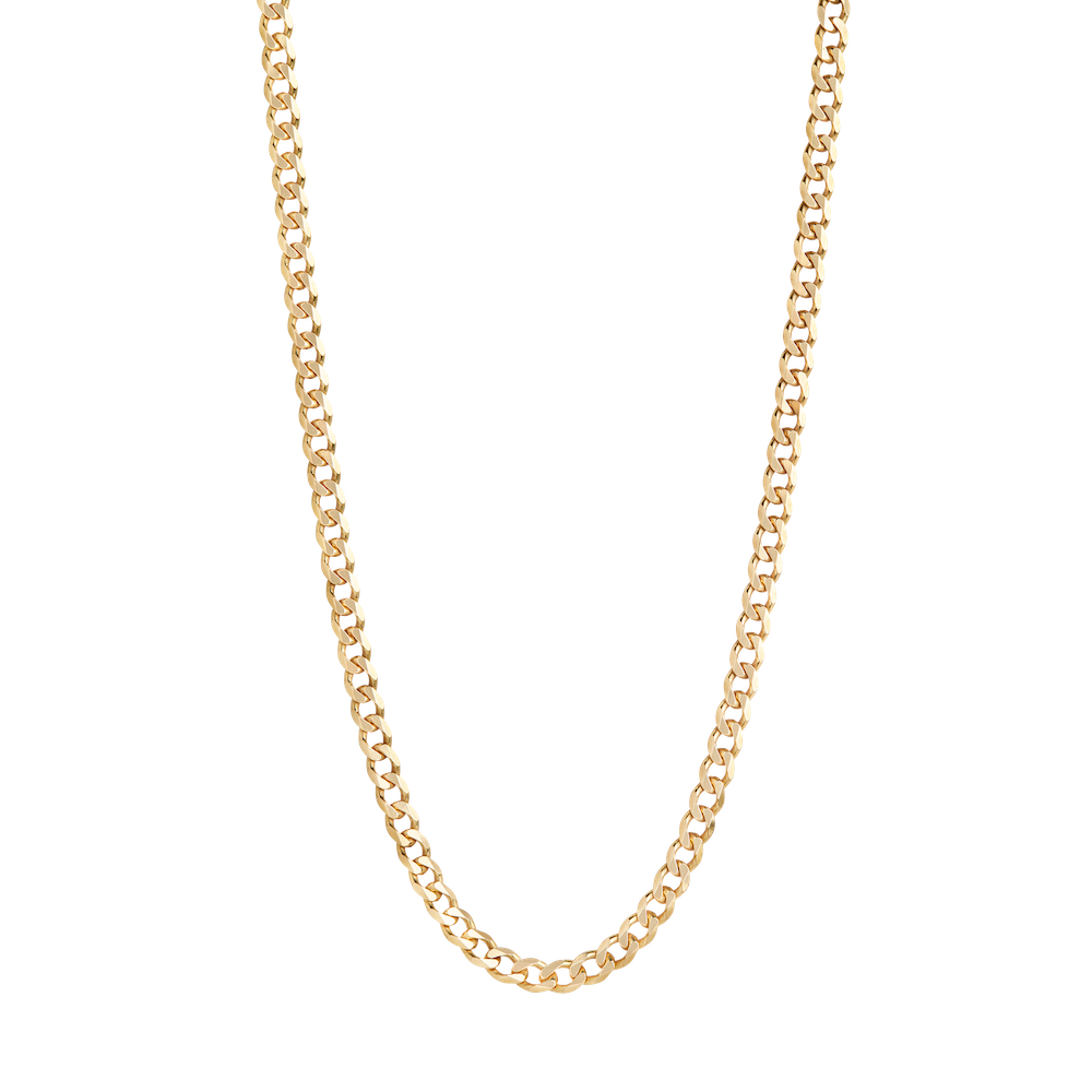 Forza chain necklace, gold (43 cm or 50 cm)