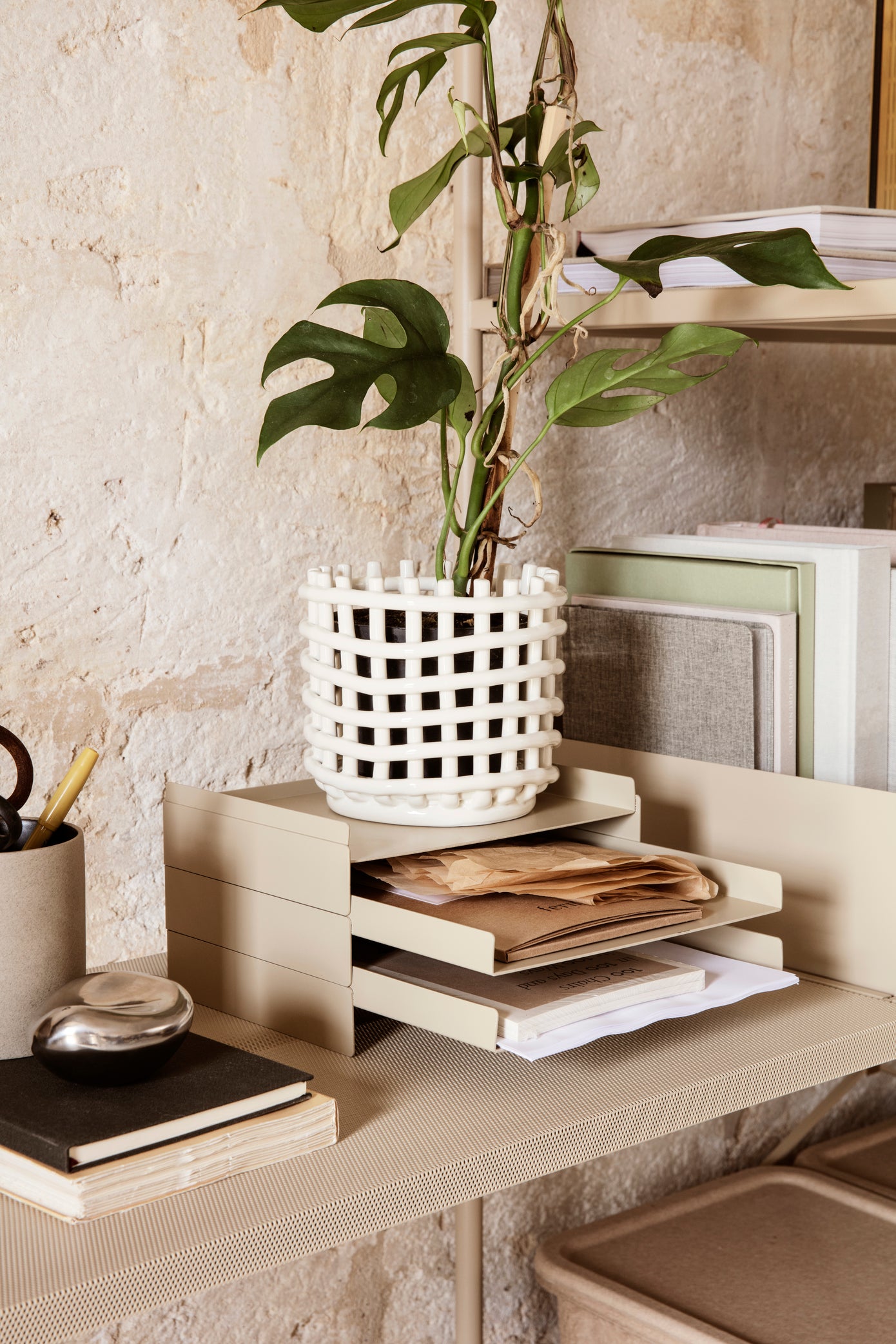 Ceramic Basket, S (2 Colours)