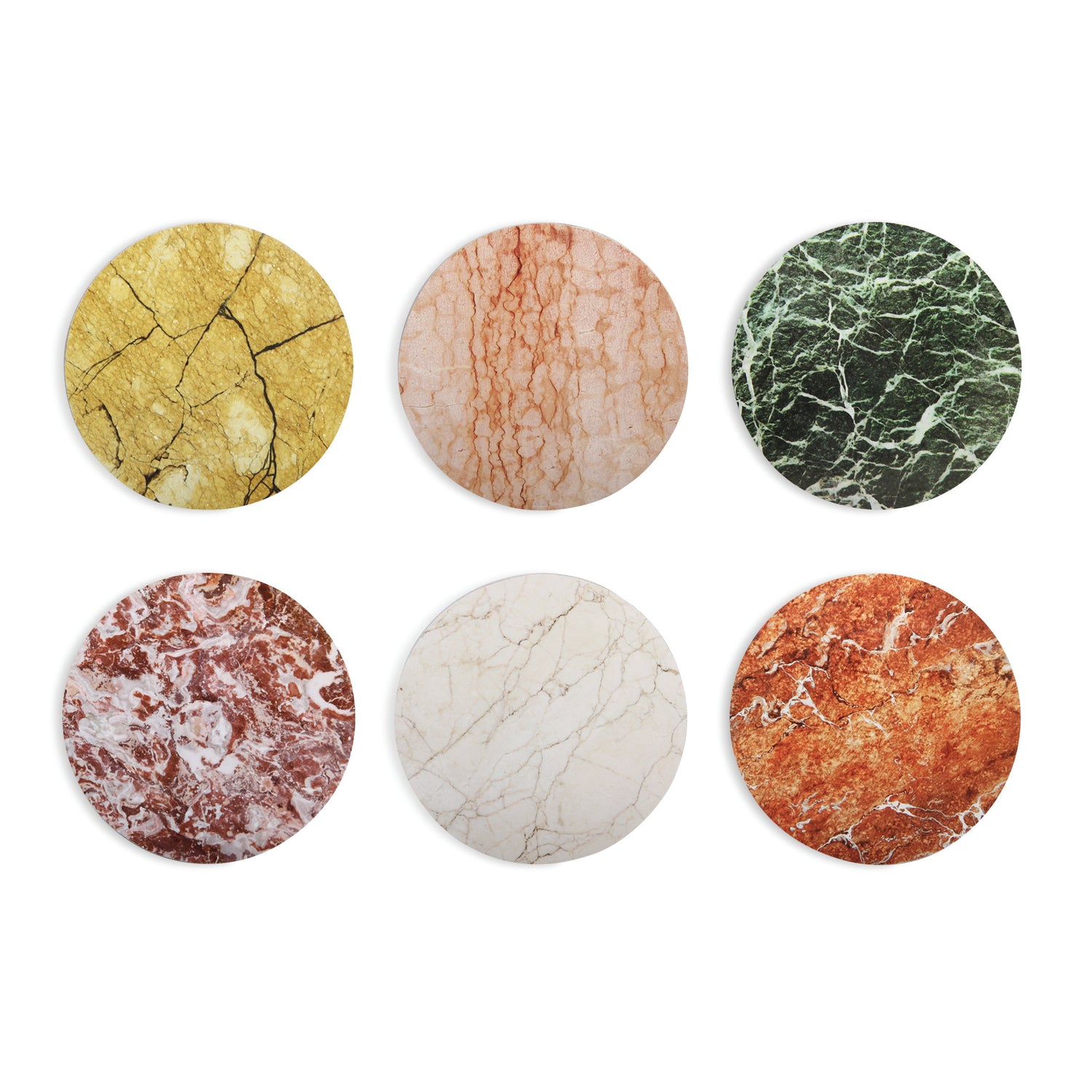Coaster stone set of 6