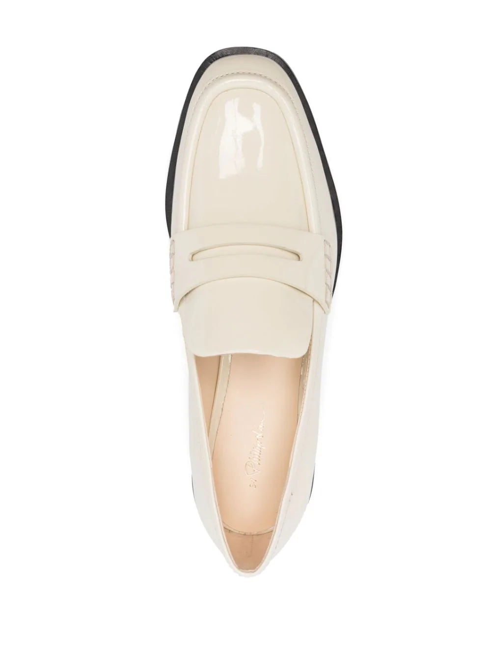 Alexa penny loafer, ivory