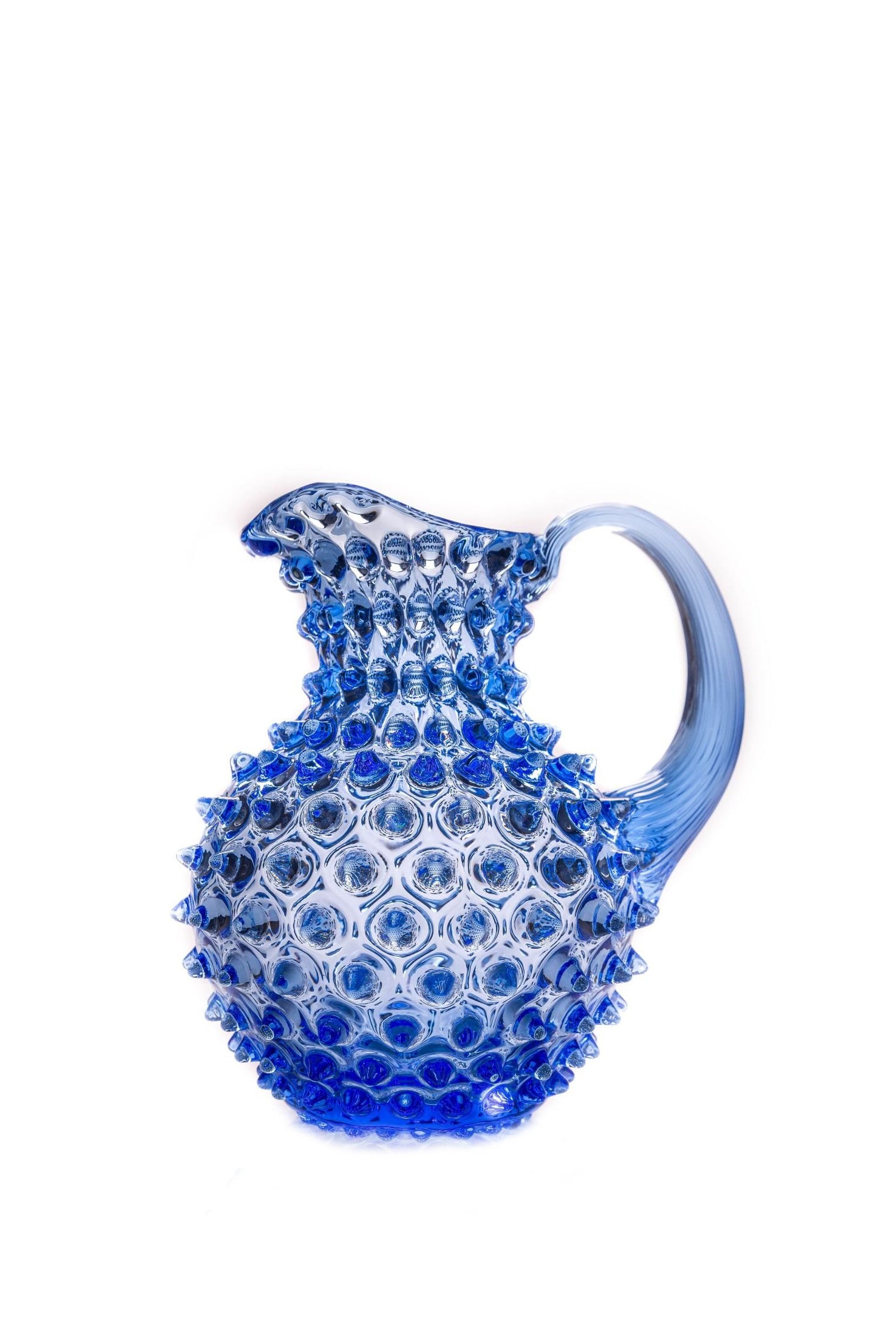 Small Paris hobnail jug 1 L, light blue