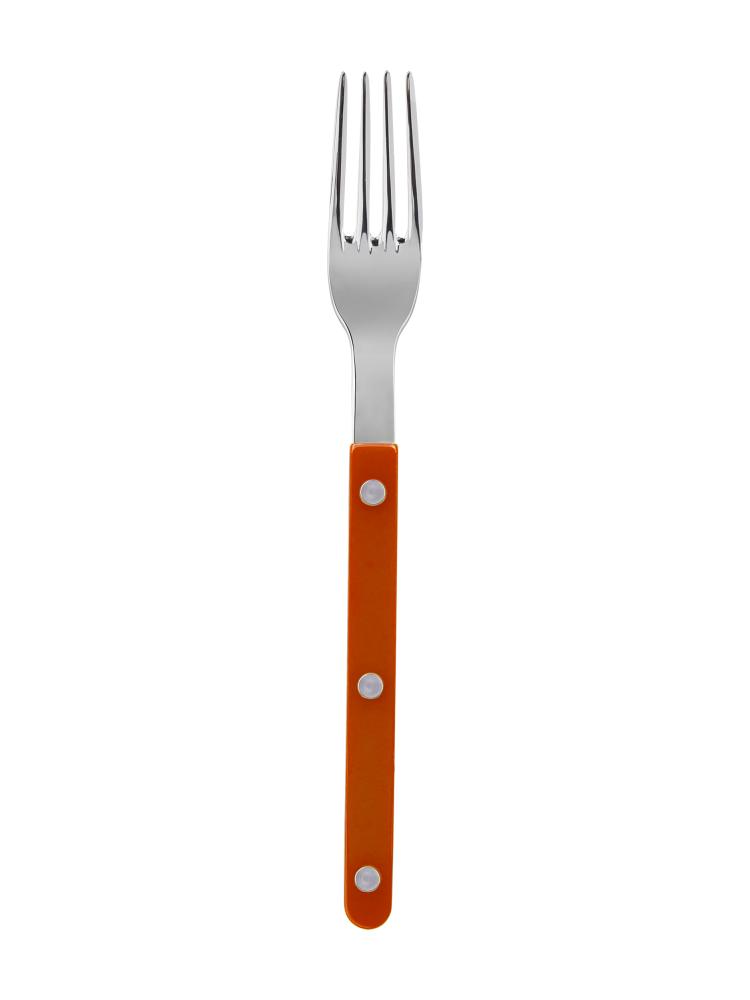 Bistrot dinner fork, solid orange