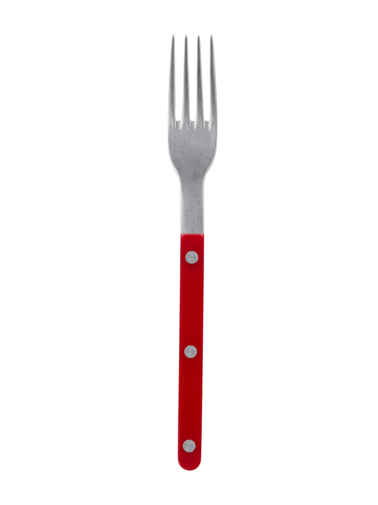 Bistrot dinner fork vintage, burgundy