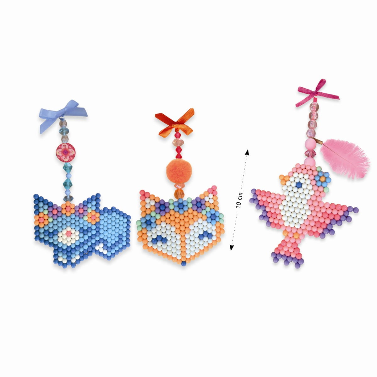 Artistic aqua beads set - Country charm