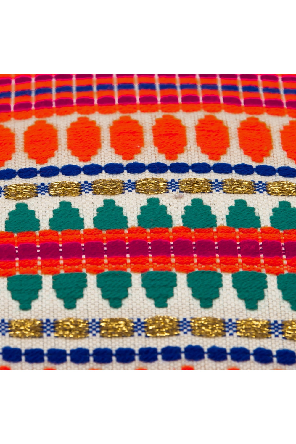 Geometric cushion (50x50 cm), multicoloured