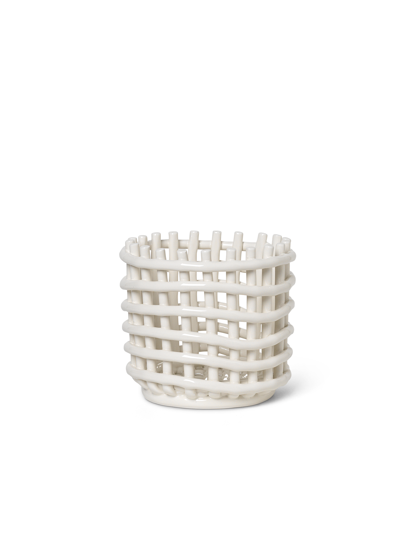 Small Ceramic Basket, 2 Colours