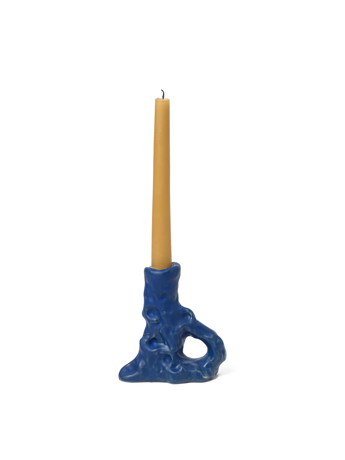 Dito Candle Holder - Single - Bright Blu