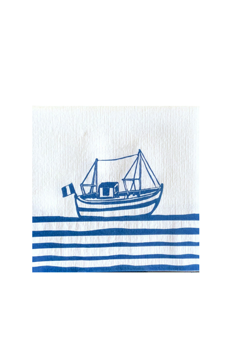 Cocktail napkins (25x25cm), Chalutier