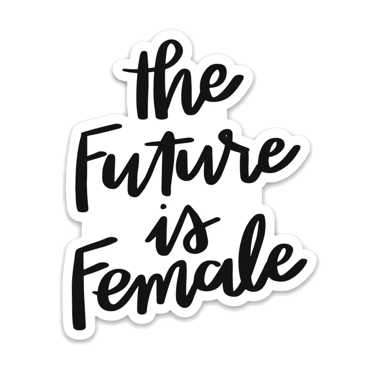 Future Is Female Vinyl Die Cut Sticker