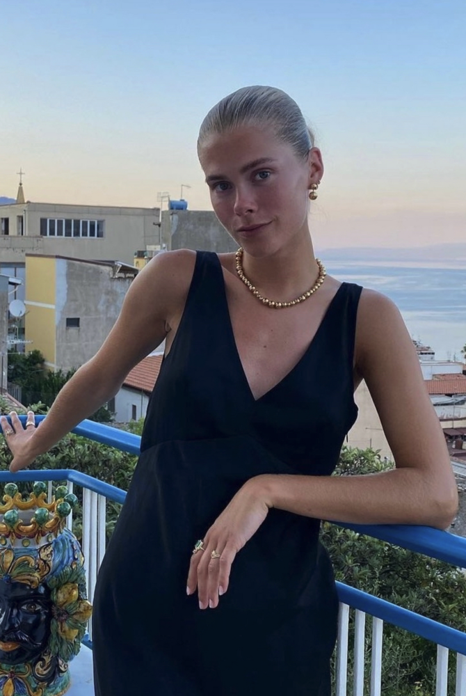 Elly necklace, gold