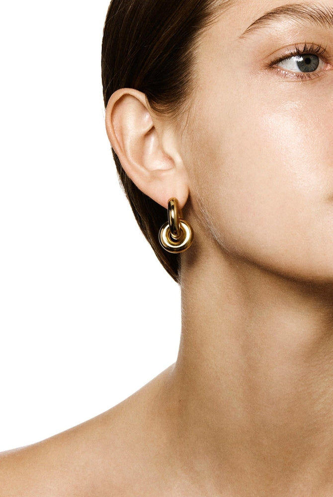 Esther earrings, gold