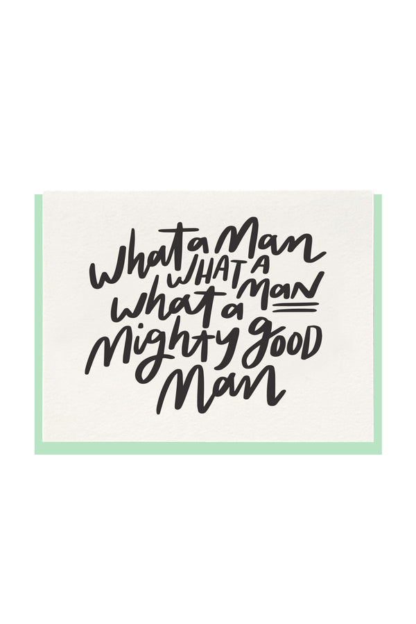 Mighty Good Man Father's Day Card
