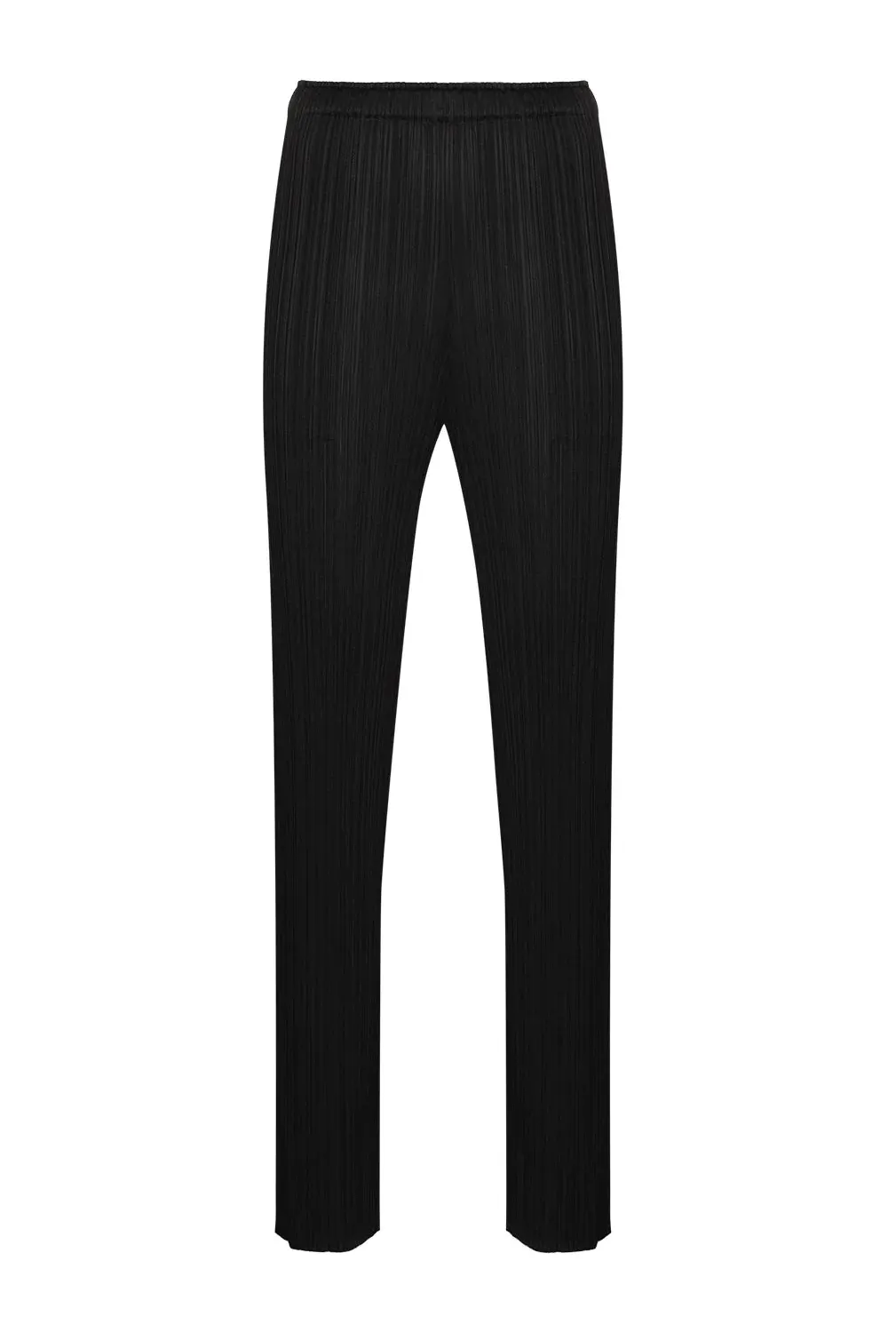 Pleated full-length trousers, black (carryover)