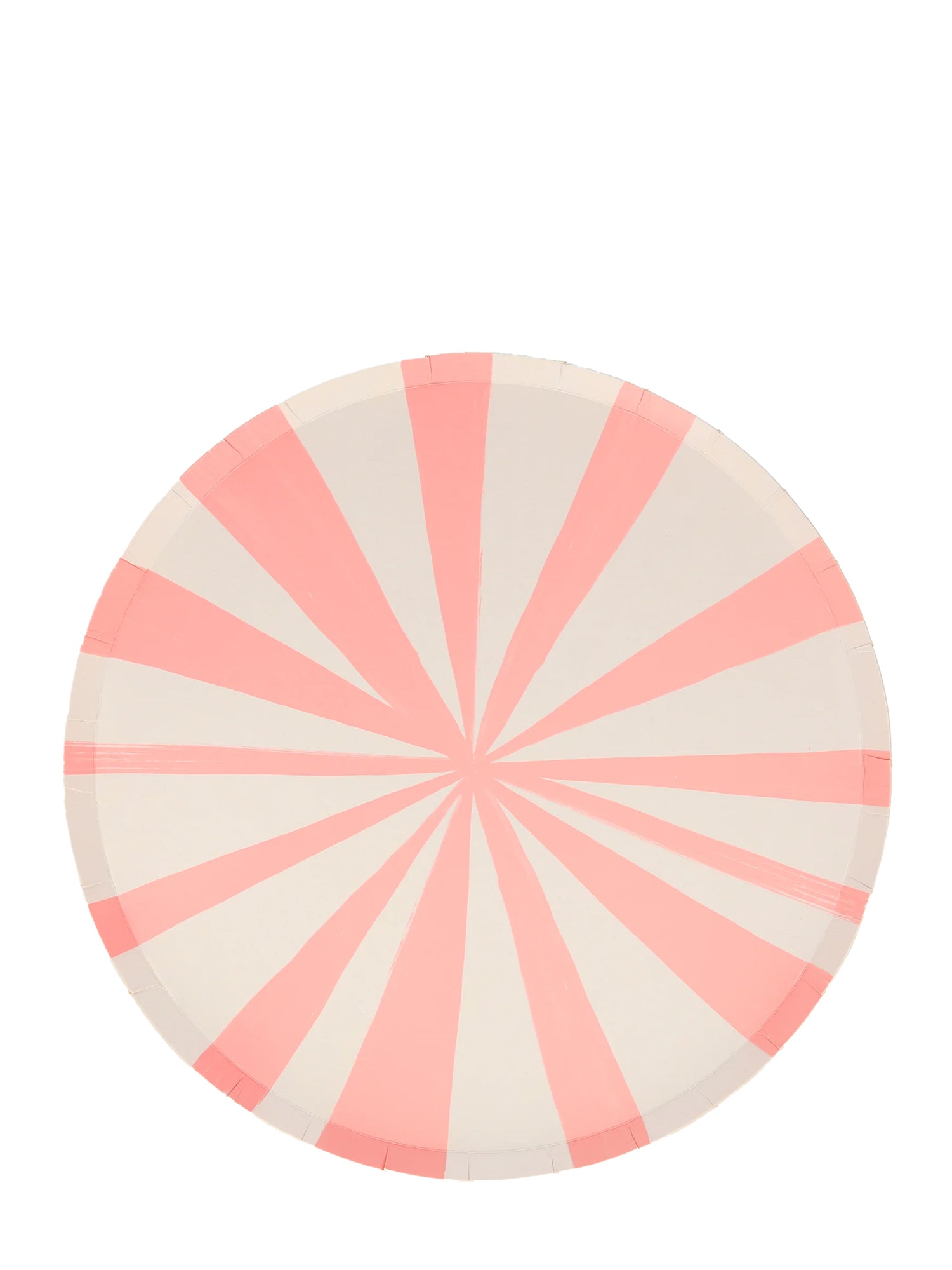 Pink Stripe Paper Dinner Plates (8 pcs)