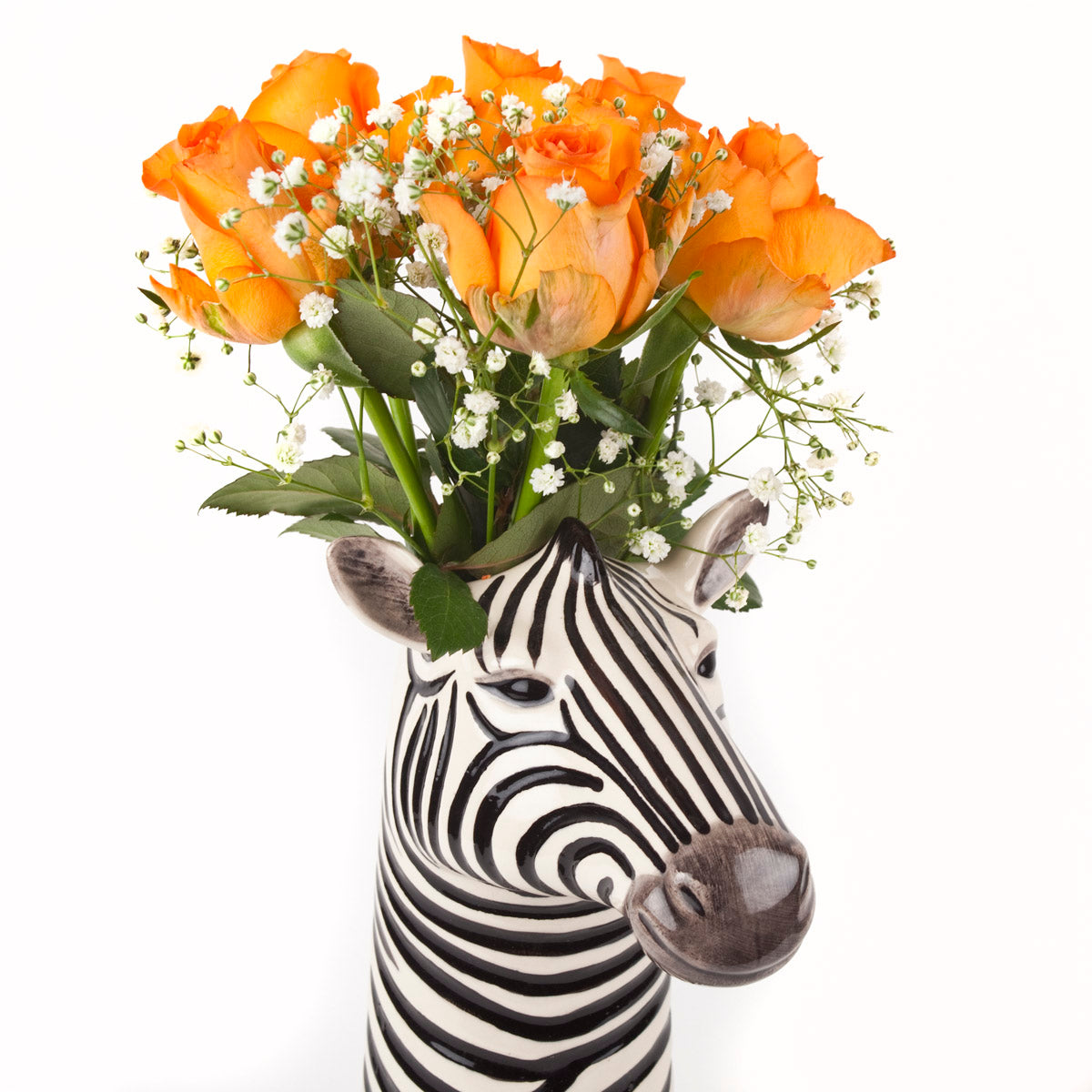 Zebra flower vase (24 cm)