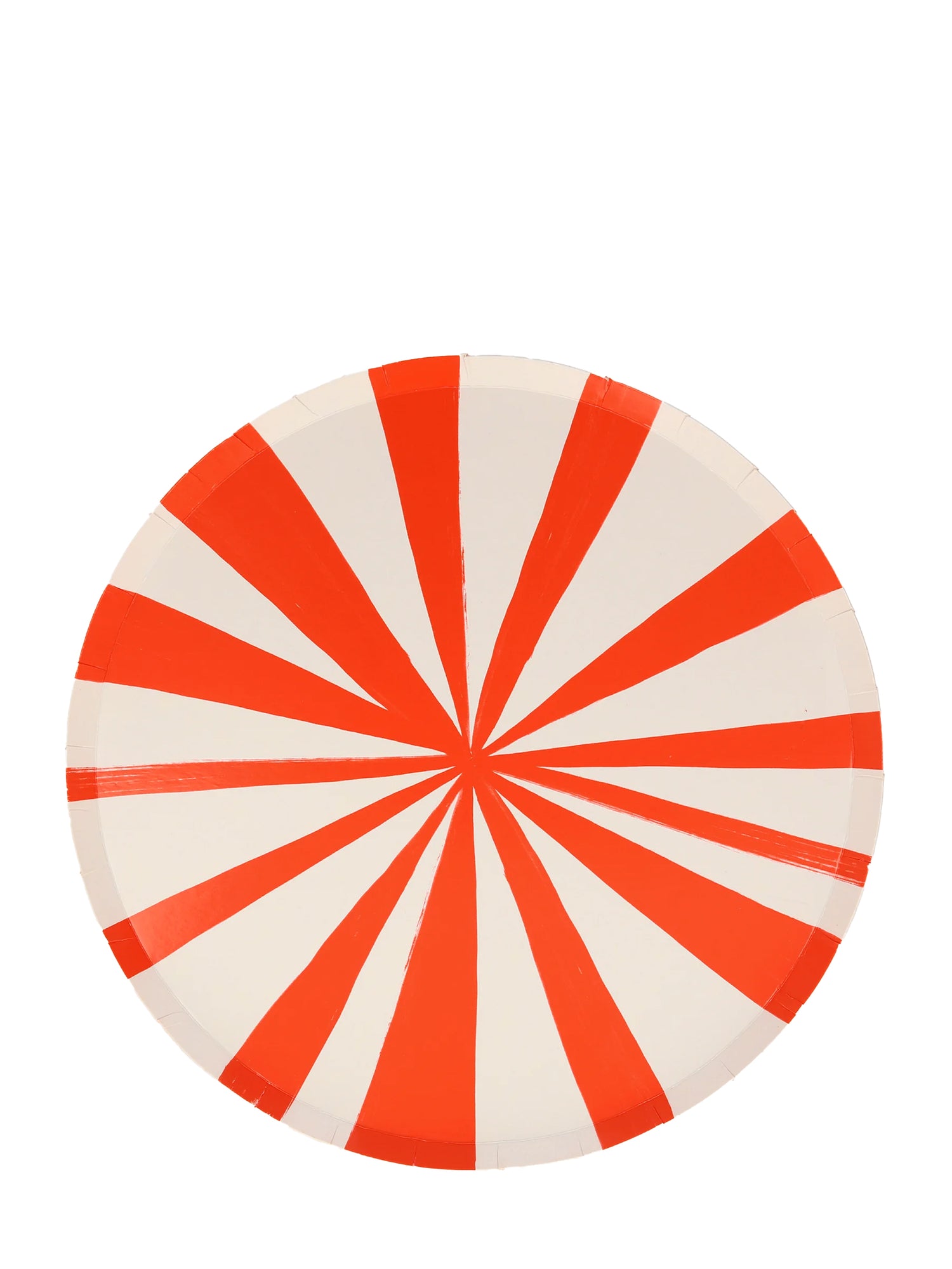 Red Stripe Paper Dinner Plates (8 pcs)