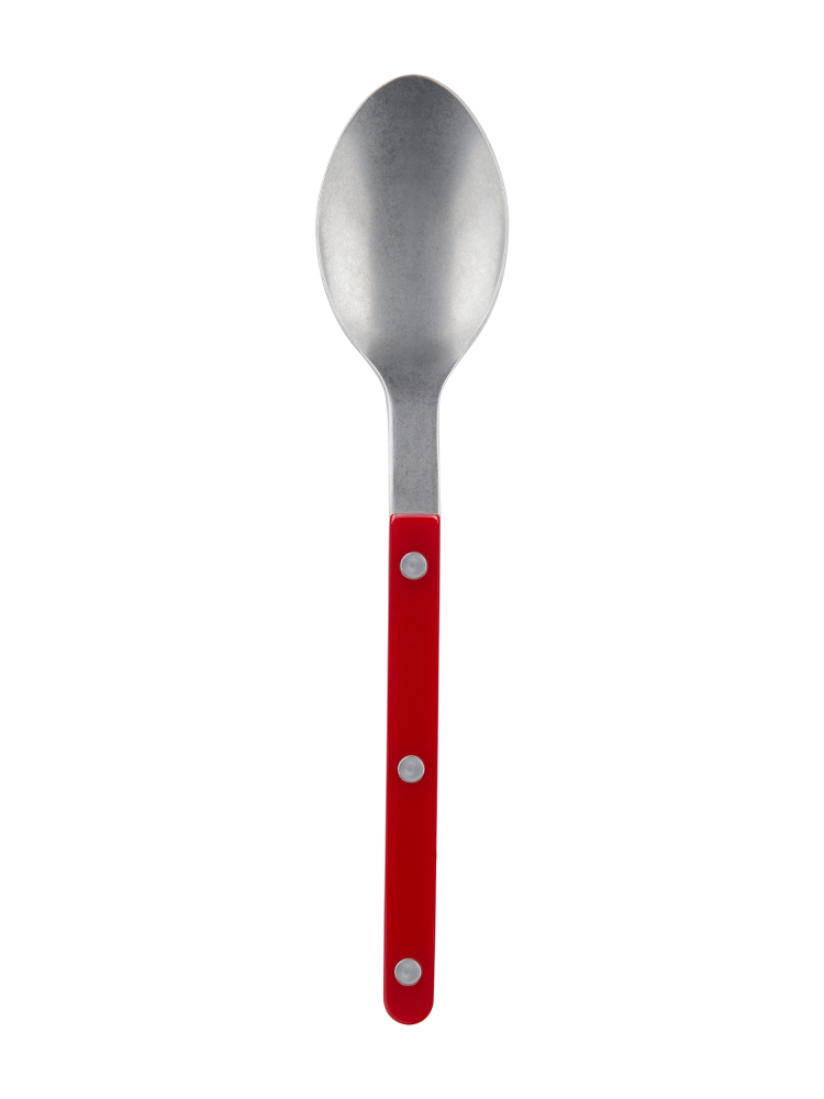 Bistrot soup spoon vintage, burgundy