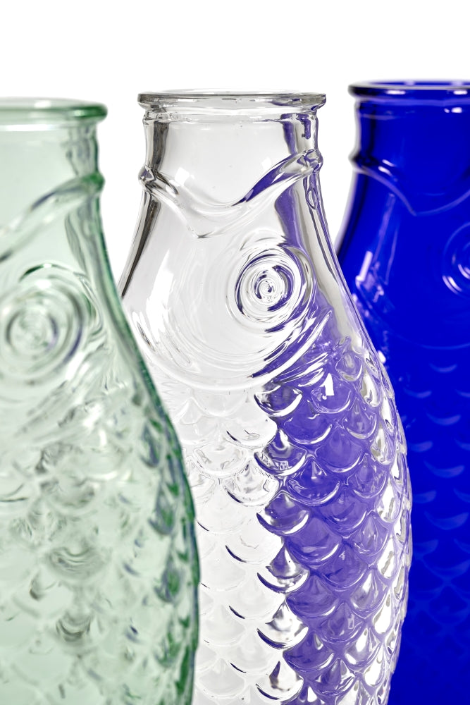 Fish & Fish Bottle, Clear by Paola Navone