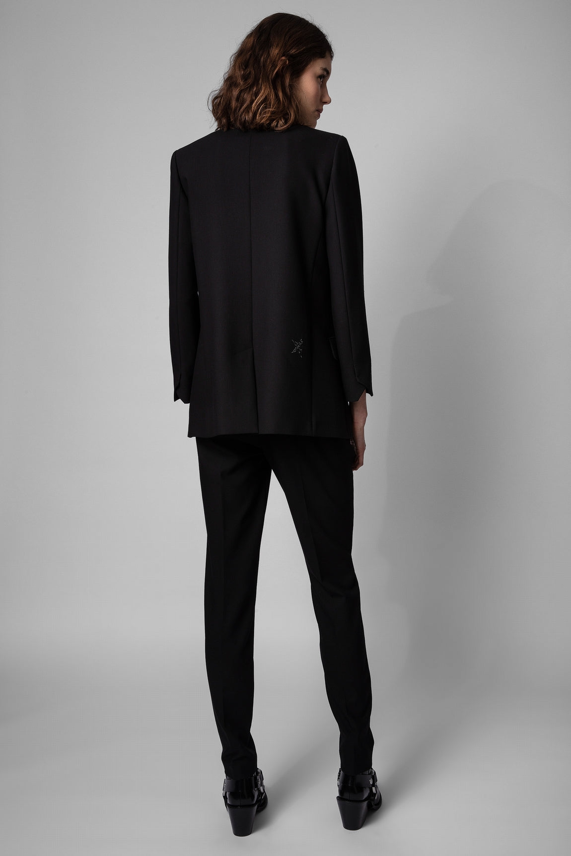 Viva strass star blazer, black