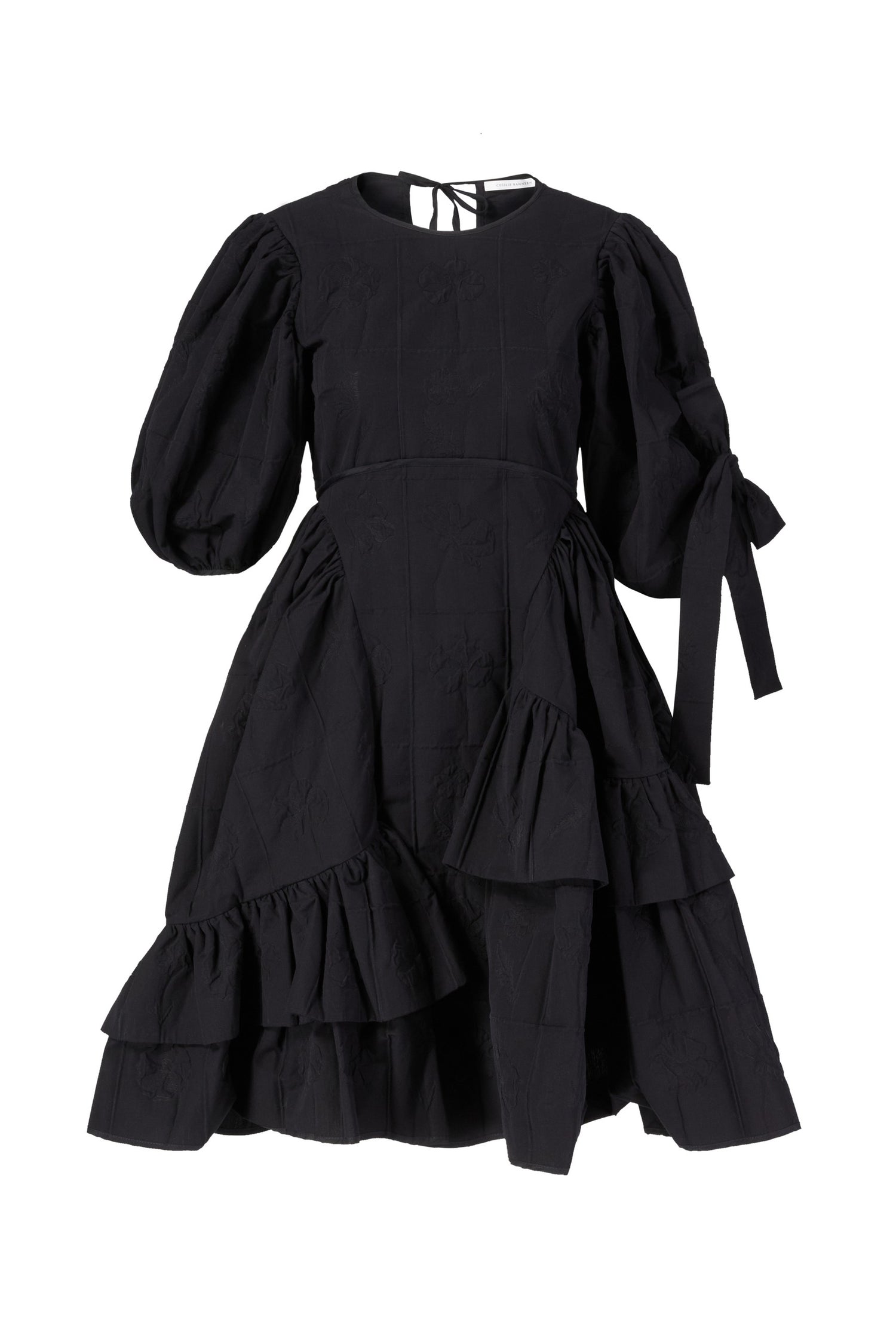Danita ruffle-trim mini dress