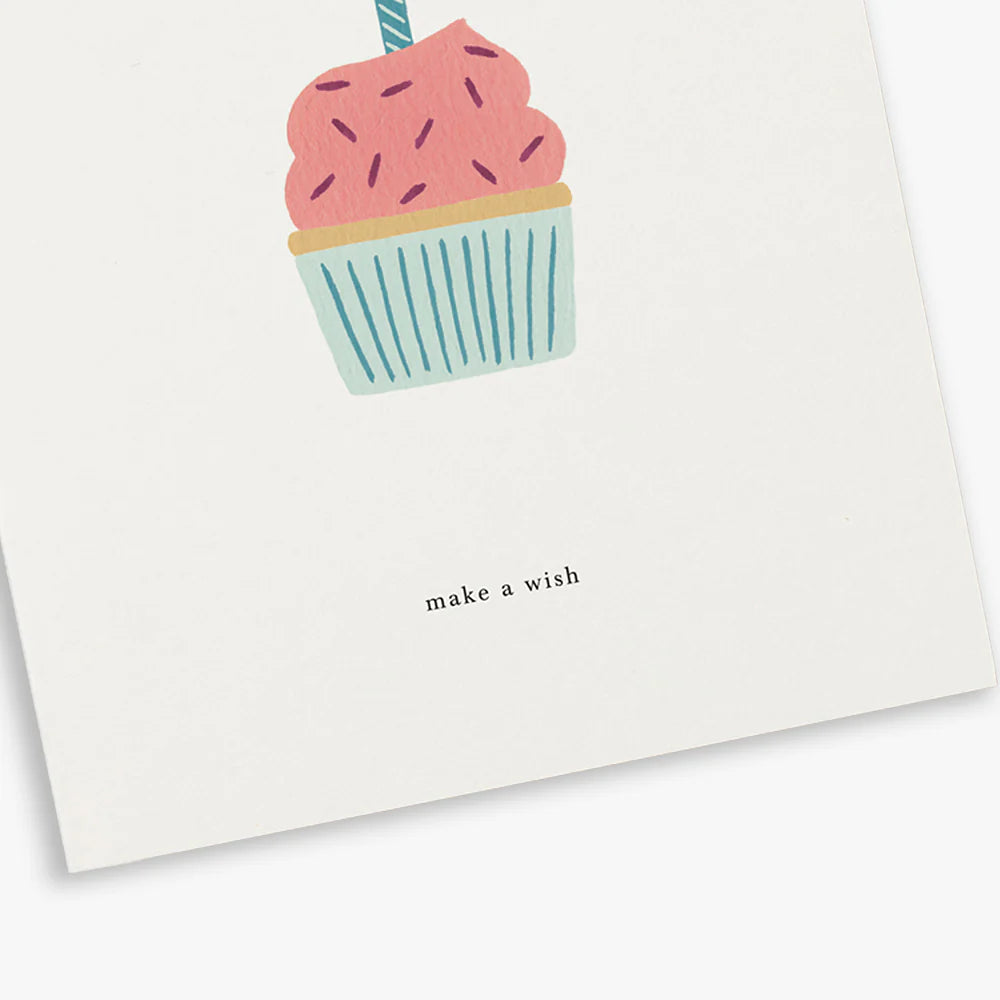 Birthday cupcake (make a wish) Birthday card