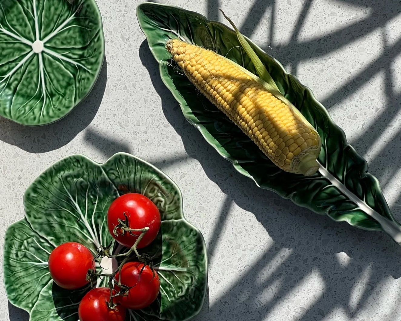Cabbage tableware collection by Bordallo Pinheiro