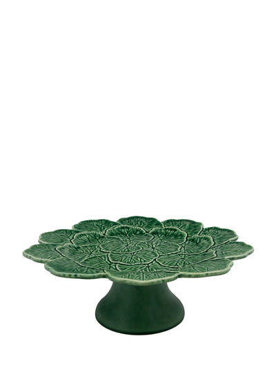 Geranium Cake stand (33cm), green