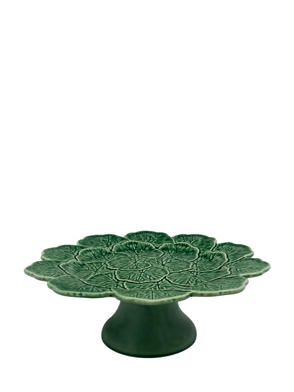 Geranium Cake stand (33cm), green