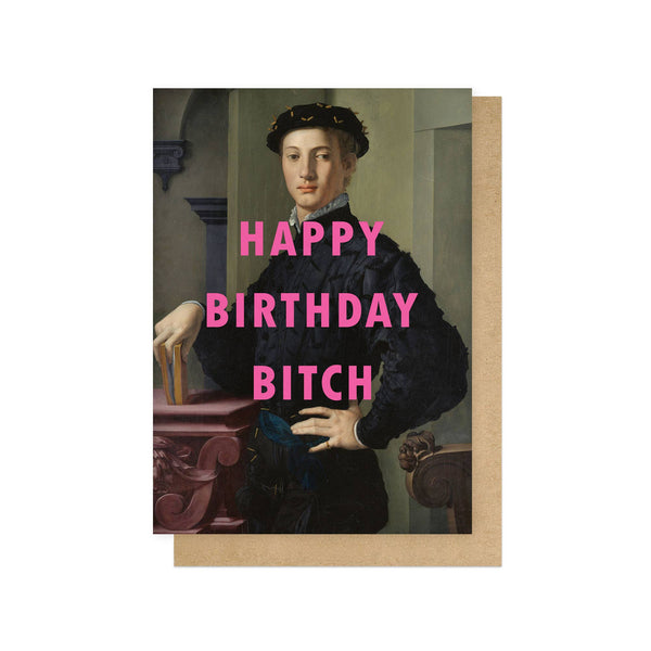 Birthday bitch large birthday card