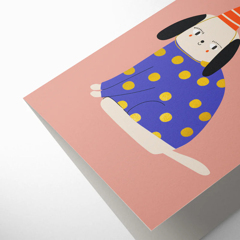 Dog, birthday card
