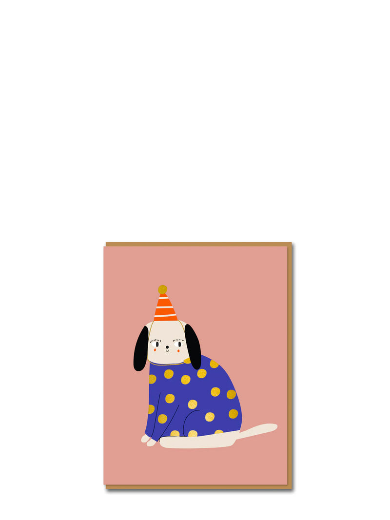 Dog, birthday card