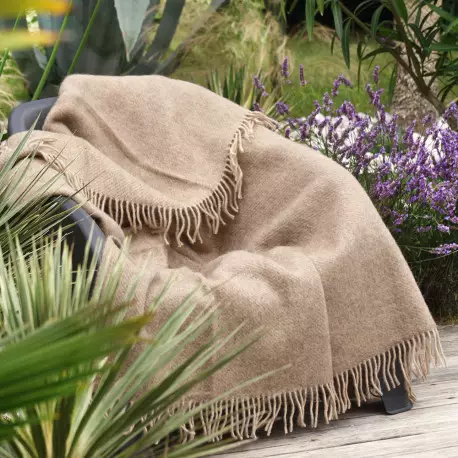 Gotland wool throw, various colours (130x200cm)