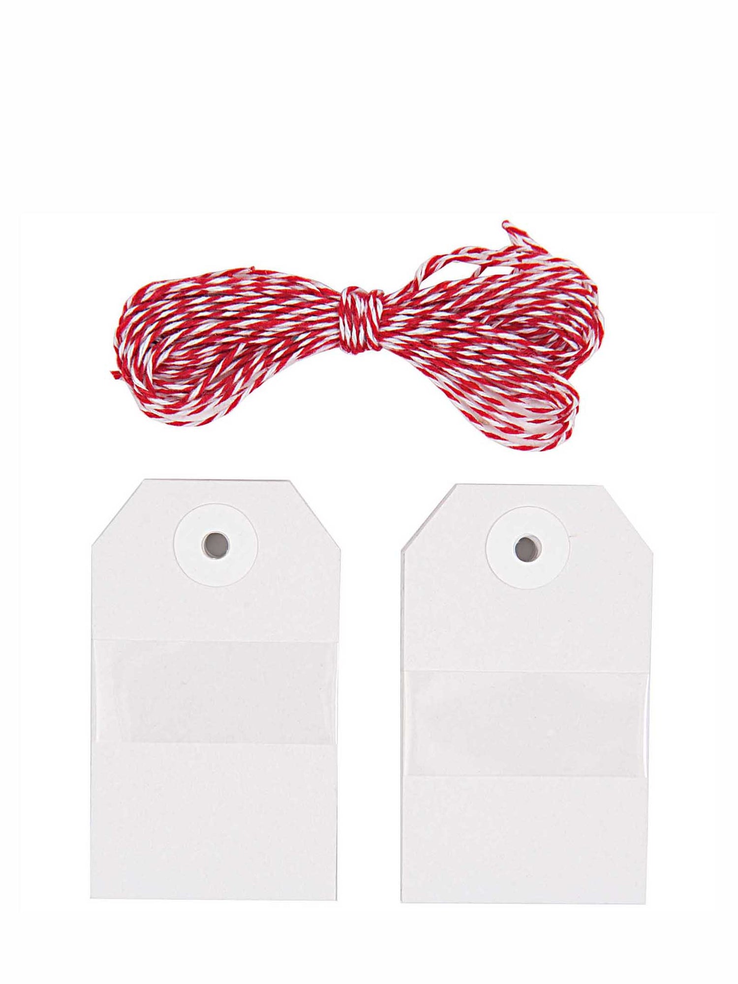 Squared Gift Tags, White (20pcs)